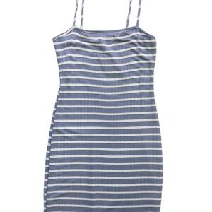 Forever 21 Blue and White Striped Mini Dress
